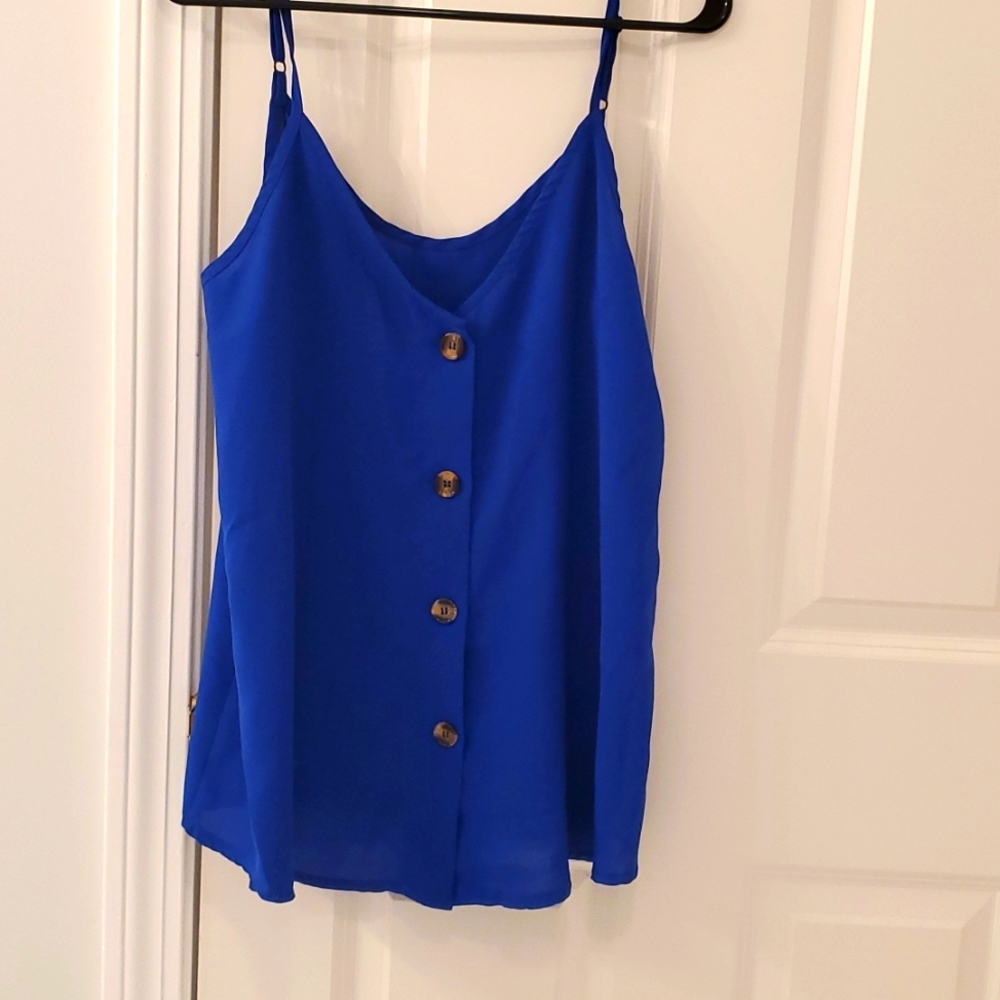 Royal blue tank size medium